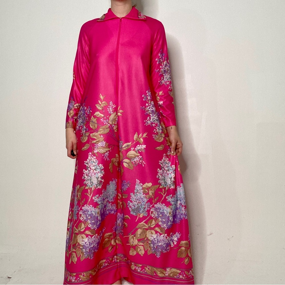 American Vintage Pink Floral Maxi Dress